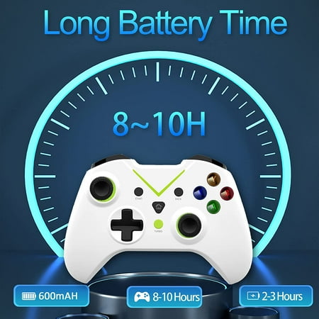 Antank Wireless Controller for Xbox Series X/S/Xbox One S/One X/PS3 /One Elite/Windows 7/8/10, Wireless PC Gamepad with 2.4GHz Wireless Adapter (Blue)