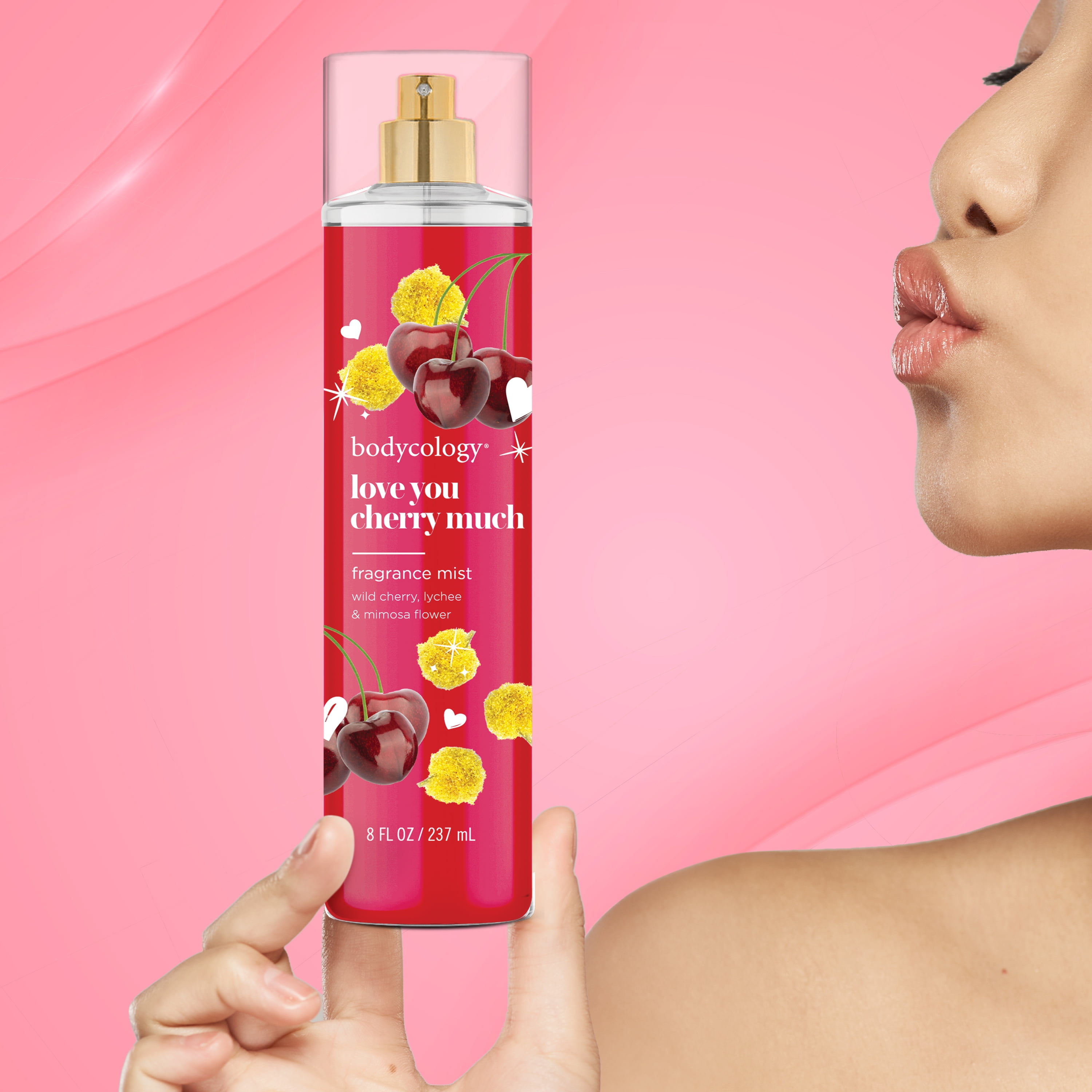 Bodycology Fragrance Body Mist, Love You Cherry Much, 8 fl oz