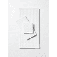 thumbnail image 2 of Ralph Lauren WHITE Sanders Cable Bath Towels, 30" x 56", 2 of 4