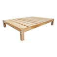 thumbnail image 1 of Base Para Cama Matrimonial Muebles GM Tradicional Desarmable Madera de Pino Natural Con Laca Transparente, 1 of 6