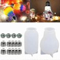 thumbnail image 1 of Silicone Mold for LED Bulb Resin Casting Craft Light Bulb Shape 16-Piece Set, 1 of 5