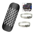thumbnail image 6 of Motorcycle Exhaust Cover Middle Heat Insulation Cover with 2 Clamps - 2-7cm Clamp, 6 of 10