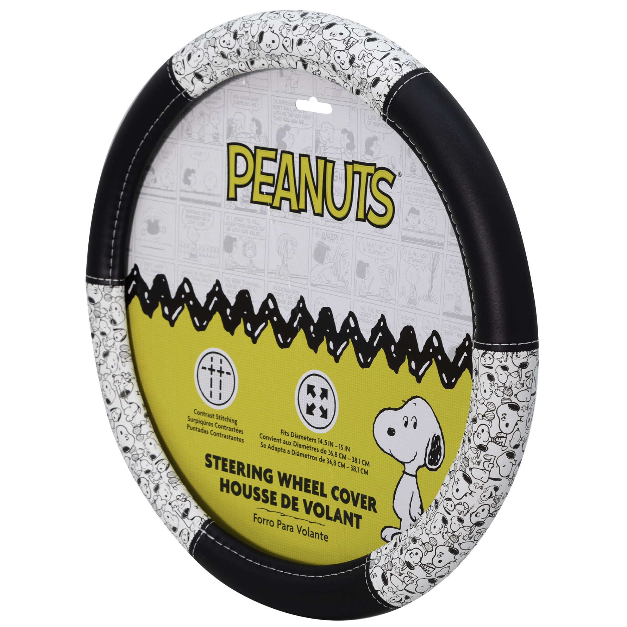 Peanuts Snoopy Expressions Steering Wheel Cover