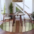 thumbnail image 3 of Round Area Rug 5ft Farm Sage Green Wood Board Area Rugs Washable Low Pile Floor Carpet for Bedroom, Farmhouse Wooden Grain Non Slip Soft Rugs for Living Room Entryway Dining Room, 3 of 9