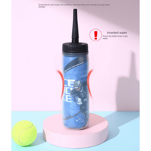 Qtmnekly 650ML Ice Hockey Water Bottle Portable Football Bottle Classic