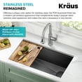 thumbnail image 6 of Kraus Kore Workstation 32 Undermount 16 Gauge Stainless Steel Single Bowl Kitchen Sink in PVD Gunmetal Finish with Accessories, 6 of 19