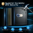 thumbnail image 5 of ‌SRWTRCHRY 2.0 cu.ft. Safe with Newer External Power Keypad and Alarm System，Fire and Water Resistant Safe for Family and Property Safety, 5 of 15