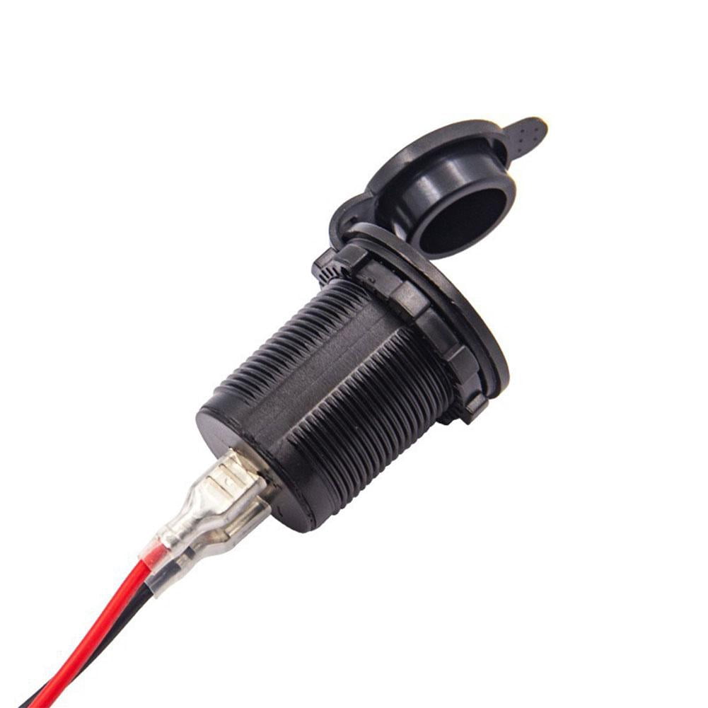 HFLWYWD 12V Car Cigarette Lighter Socket USB Charger Power Adapter Outlet