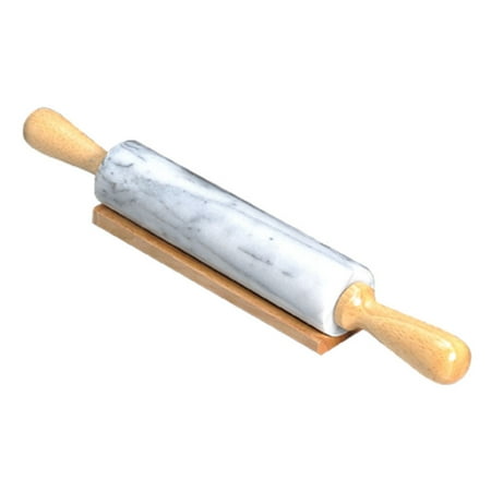 Creative Home White Marble Deluxe Rolling Pin