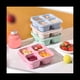 thumbnail image 5 of Contenedores para Refrigerios Reutilizables 4 Compartimentos Divididos Caja de Refrigerios Bento Recipientes para PreparacióN de Comidas con Refrigerios, Frutas, Nueces y Dulces, 5 of 6
