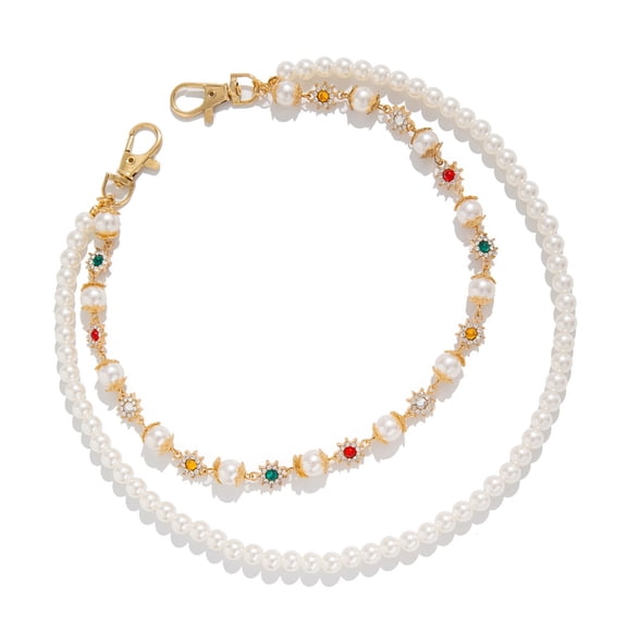 JZROCKER Elegant Pearls And Flower Waist Chain for Women Fashion Statement Jewelry Pants Chain Jeans Decoration