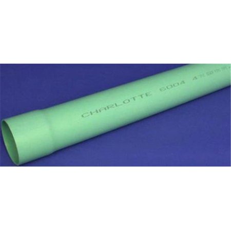 J-M Plastic Bama SDR35 4 x 10 in. Perforated Sewer Pipe - Green