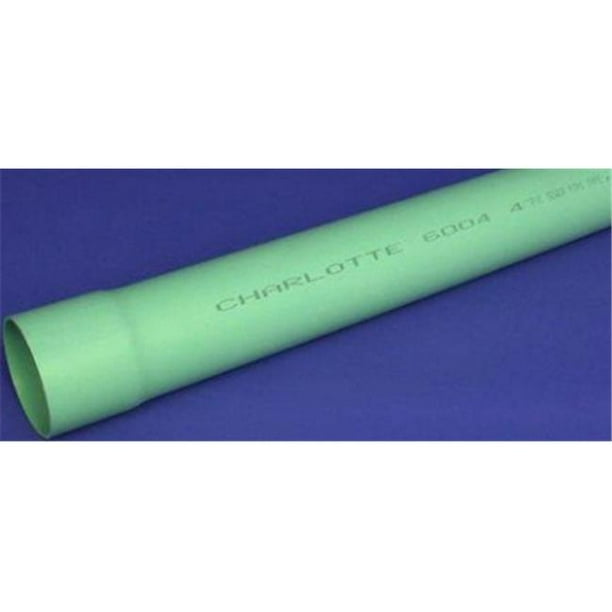 J-M Plastic Bama SDR35 4 x 10 in. Perforated Sewer Pipe - Green