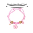 thumbnail image 3 of Pet Collar with Safety Buckle Vibrant Adjustable Beaded Collars for Cats and Puppy Dogs Cute Necklace with Charm Pendant for Small Kitten Puppy Girl Dog L, 3 of 6
