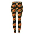 thumbnail image 4 of Thanksgiving Turkey Pumpkin Print High Waisted Tight Comfortable Breathable Sports Leggings For Women plus Size Galaxy Leggings for Women 3x Comfy Clothes for Women Warm Yoga Shorts Dark Pants Women, 4 of 4