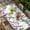 Light Purple Green, variant on Purple Flowers Table Cloths for 4 Foot Rectangle Tables, Spring Leaves Floral Plants Beige Patio Waterproof Elastic Fitted Tablecloths, Washable Rectangular Table Cover for Camping