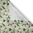 thumbnail image 3 of Ambesonne Floral Kitchen Curtains, Flowers Leaves Garden Vibe, 55"x39", Soft Pink and Pistachio Green, 3 of 3