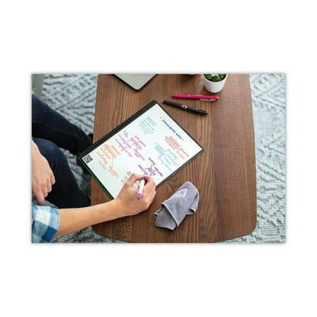 Rocketbook - Core Smart Reusable Notebook Lined 8.5" x 11" - Deep Space Gray