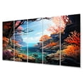 thumbnail image 2 of Designart "Reef Depths Underwater Coral art painting IV" Coral Metal Art Print Set, 2 of 5