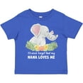 thumbnail image 3 of Inktastic I'll Never Forget That My Nana Loves Me with Cute Elephants Boys or Girls Toddler T-Shirt, 3 of 5