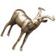 thumbnail image 2 of Vintage Brass Tibetan Antelope Statue Brass Figurine Creative Tibetan Antelope-shape Statue Desktop Decor, 2 of 4