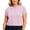 Purple, variant on Womens Summer Tops Backless Short Sleeve Twist Back Athletic Shirts Casual Outdoor Solid Blouses Black