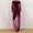 Purple, variant on mihongmao Summer Outfits 2 Piece Sets for Women Dressy Women's Casual Loose-fitting Round Neck Pullover Long-sleeved Trousers Velvet Suit Black L