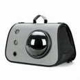 thumbnail image 1 of Uklsqma Sac de Transport pour Capsule de Chat Portable Transparent Respirant Pliable / Conception de Capsule Spatiale Inclinée / Sac d'Épaule Léger pour Animal de Compagnie pour Voyage Visites chez le Vétérinaire Usage Quotidien, 1 of 2