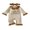 Khaki, variant on Cjfdfy Newborn Baby Girl Thanksgiving Clothes My Roll Are Homemade Embroidery Striped Romper Long Sleeve Jumpsuits With Headband Infant Cute Thanksgiving Fall Winter Outfits