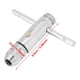 thumbnail image 1 of Llave De Carraca Llave De Barra En T Ajustable M3-M8 / M5-M12 Para Juego De Machos Y Troqueles M3-M8, Llaves Ajustables, 1 of 8