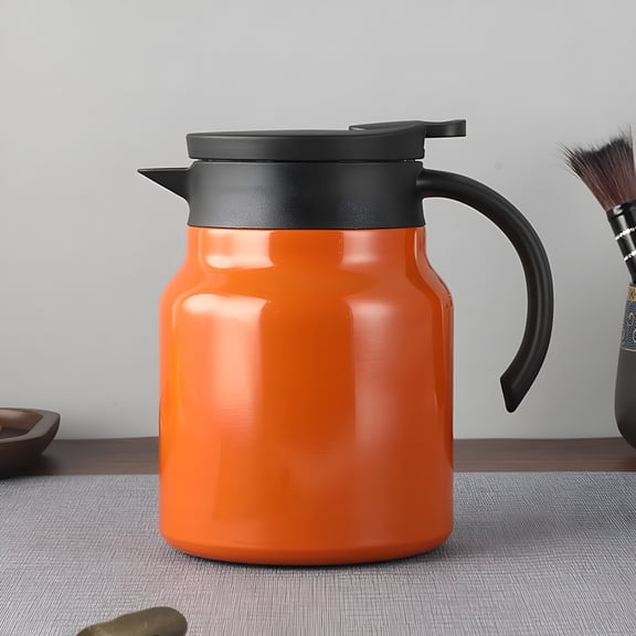 ACDANC 27oz Thermal Coffee Carafe with filter,Stainless Steel Insulated Vacuum Thermos Coffee Carafes For Keeping Hot Cold,Travel Size Coffee Carafe Airpot,Tea,Water,Beverage Dispenser