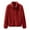 Red, variant on Plus Size Coat, Women's Winter Zipper Fluffy Wool Teddy Casual Coat Zipper Pocket Winter Warm Soft Jacket Red L