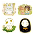 thumbnail image 1 of 25 Estilos Conjuntos De Dibujos Animados Animación Periférica Esmalte Solapa Broche Hayao Miyazaki Anime Totoro Metal Exquisito Pintura Al Óleo Insignia Moda Ropa Sombrero Accesorios Venta Por Mayor, 1 of 4