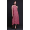 thumbnail image 2 of Bimba Robe de Plage Dos Nu Longue à Col Licou Imprimée pour Femmes - TTTG, 2 of 6