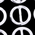 thumbnail image 4 of 10 Unids 30 Mm Elegante Forma forma forma forma De Resina Bufanda Anillos Anillos Accesorios Blanco 3 Yinane Clip del anillo de la bufanda, 4 of 8