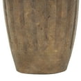 thumbnail image 4 of DecMode 29" Distressed Pot Vase Brown Table Lamp with Cream Linen Shade, 4 of 10