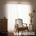 thumbnail image 4 of Quality Home Cotton Weave Textured Curtains, 4 of 5