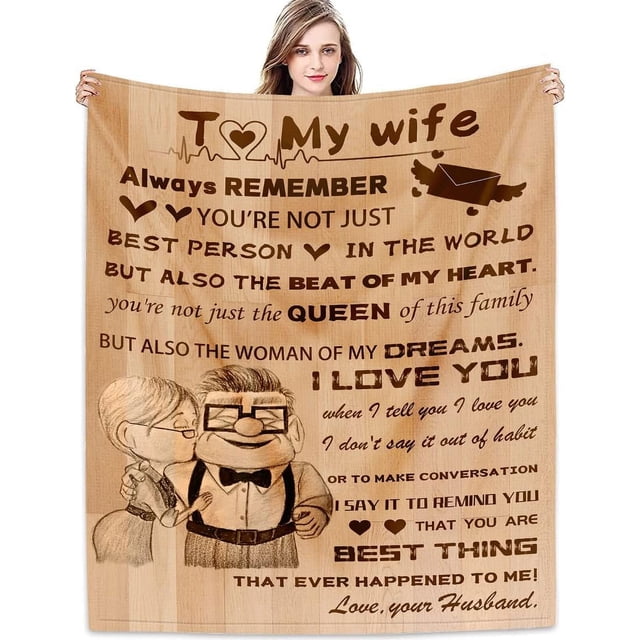 JUYGO Ghyruio Daughter Gift from Mom Birthday Gifts from Lion Mother Blanket to My Daughter Romantic Christmas Birthday Gifts Love Letter for Her Lightweight Flannel Blanket for Bed Sofa