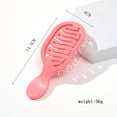 thumbnail image 3 of Hollow Portable Detangling Hair Brush with Rib Side, Cute Anti-Static Styling Comb for Wet & Dry Hair, Reduces Knots & Tangles, Gentle on Scalp, 3 of 8