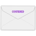 thumbnail image 2 of eloria-décor Confirmed Violet Ink Self Inking Rubber Stamp Office & Commercial Use Office Stationary, DESIGN03, 2 of 2