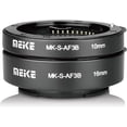 thumbnail image 1 of Meike MK-S-AF3B Auto Focus Macro Extension Tube Adapter Ring for Sony E-Mount FE-Mount Mirrorless Camera, 1 of 5