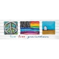 thumbnail image 2 of Marmont Hill "Live Free Provincetown" by Tori Campisi Painting Print on White Pine Wood, 2 of 7