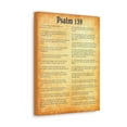 thumbnail image 3 of Scripture Walls Psalm 139 Gold Bible Chapter Canvas Christian Wall Art Ready to Hang Unframed, 3 of 19