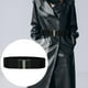 thumbnail image 5 of Cinturón de Cintura Elástico para Mujer con Ancho Generoso Material PU Hebilla de Aleación Metálica Diseño Stretch Adecuado para Bodas Citas Fiestas D Negro 75 cm, 5 of 7