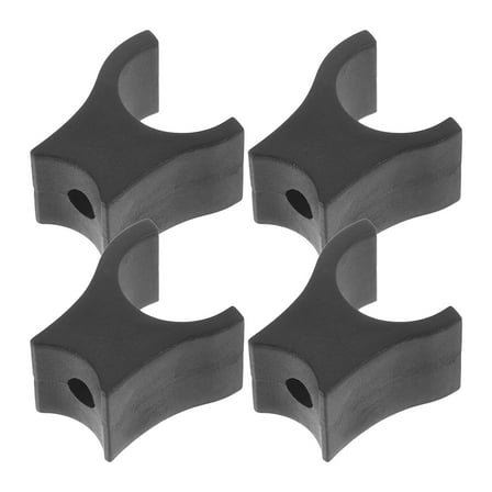 WEUVEB Wheelchair Support Blocks Black Universal Fit 4Pcs 1.57X1.38X0.79in