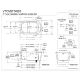 thumbnail image 2 of Kingston Brass VTOV513425S 51" Acrylic Oval Rectangular Double Ended Freestanding Tub with Drain, Glossy White, 2 of 4