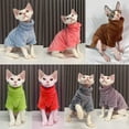 thumbnail image 2 of RABBITH Hairless Cat Hoodie Sphynx Cat Hoodie Hairless Cat Clothes Winter Coat, 2 of 17