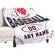 thumbnail image 2 of LHSHID Baseball Blanket Personalized Name Blanket for Kids Adults Custom Baseball Blankets with Name Sports Customized Throw Blanket for Boys Mens Gifts 30"x40", 2 of 7