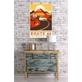 thumbnail image 2 of Arizona, Route 66, Mother Road, Simplified (24x36 Giclee Gallery Art Print, Vivid Textured Wall Decor), 2 of 3