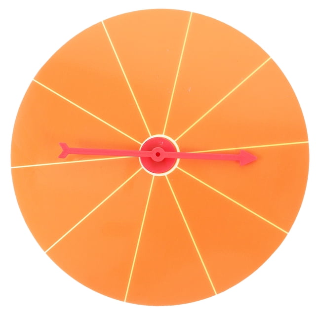 CIMAXIC Roue de Prix de Fête DIY Roue de Loterie Roue de Fortune Accessoire de Jeu DIY pour Éducation de Fête, 7.76"X7.76"X0.33 Pouces